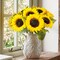 Long Stem Silk Artificial Sunflowers Bouquet Floral Arrangements for Home Decor